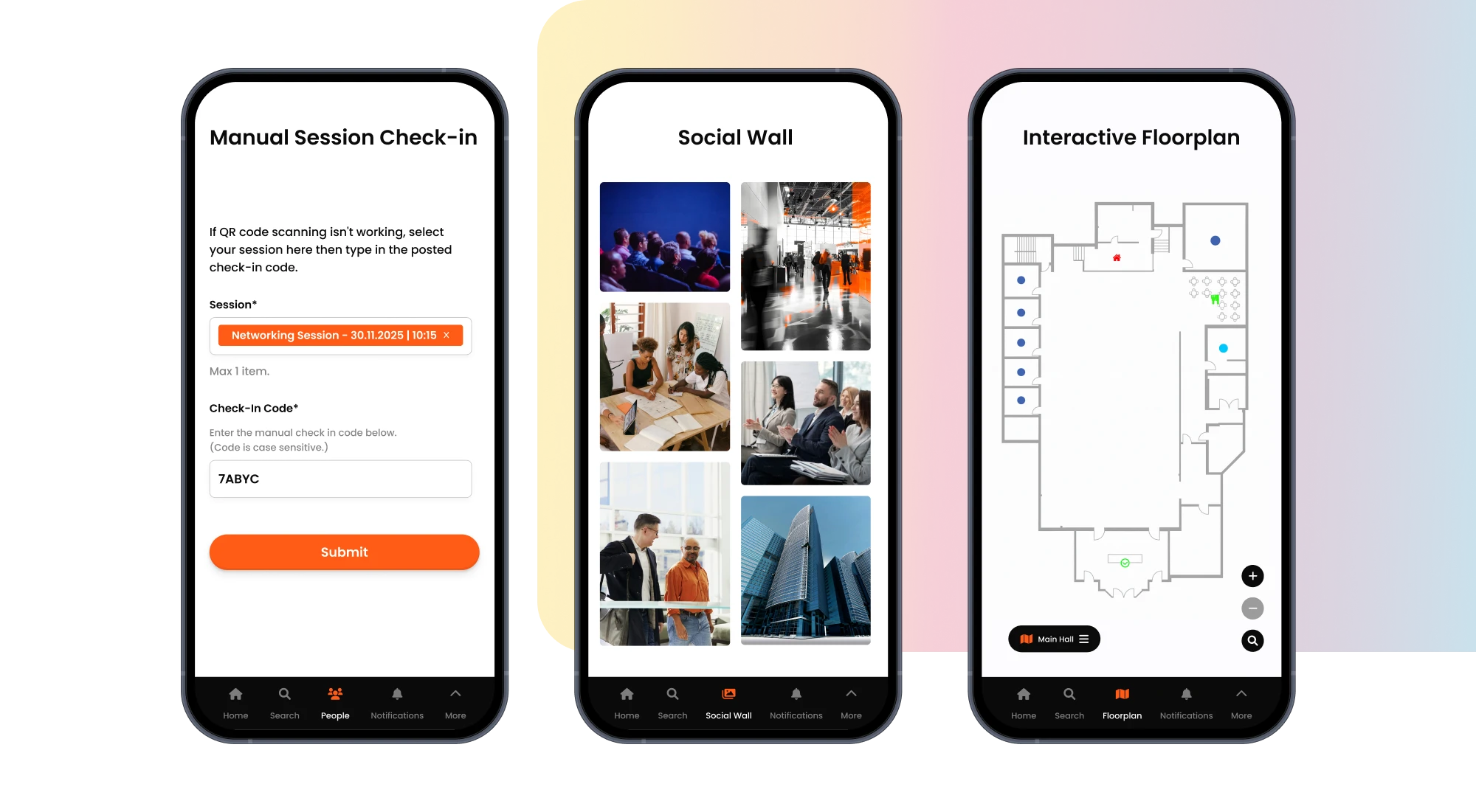 Announcements and updates feature screenshot